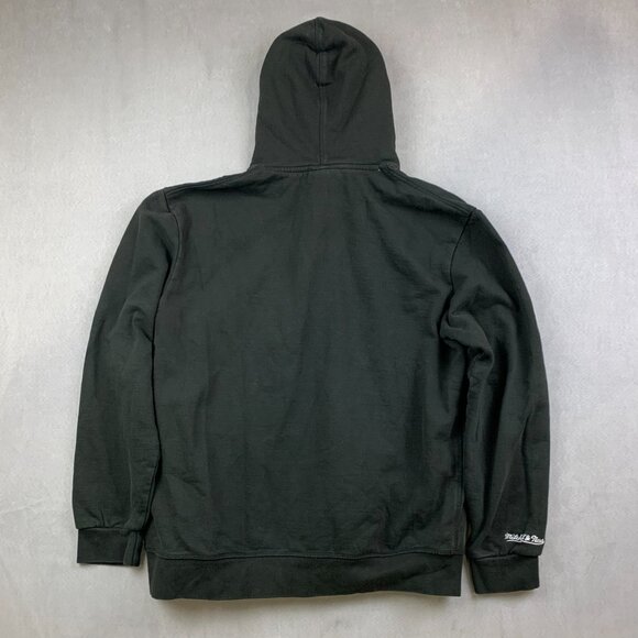 Mitchell & Ness Toronto Raptors Mens Sweater XL Black Hoodie Basketball Japanese - Picture 8 of 8